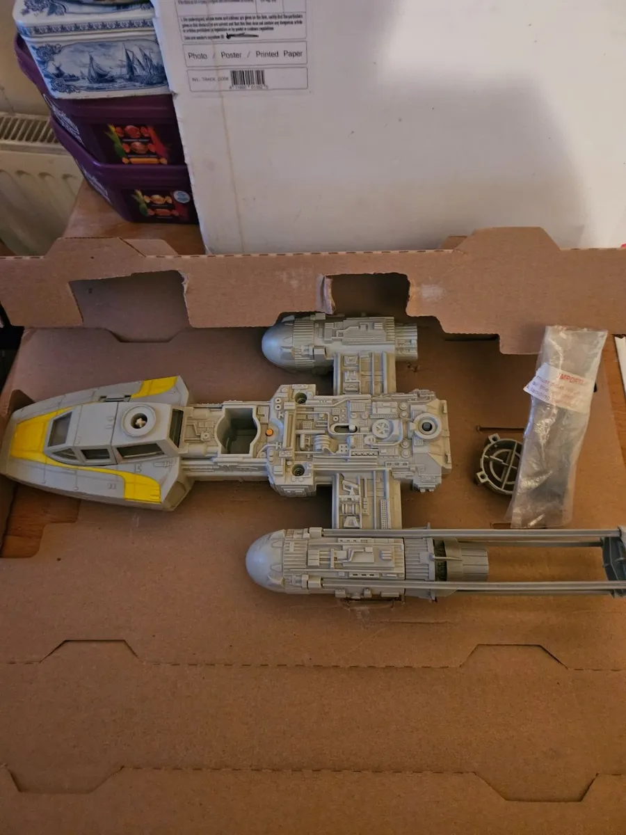 Vintage Star Wars Canadian Y Wing Stickers Unappli - Image 2