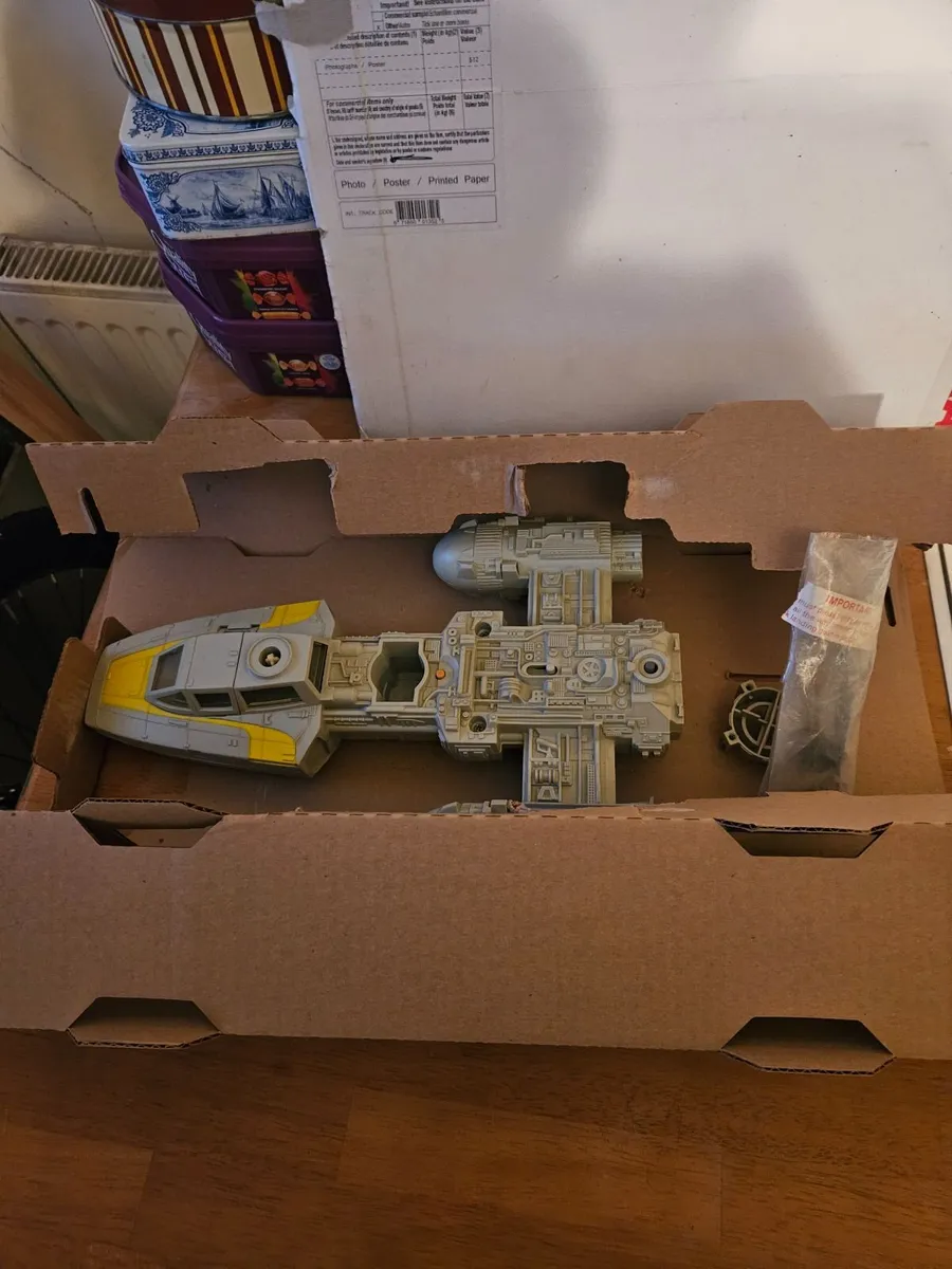 Vintage Star Wars Canadian Y Wing Stickers Unappli - Image 3