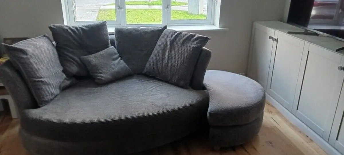 1 Sofa 1 Cuddle Couch For Sale - Image 1