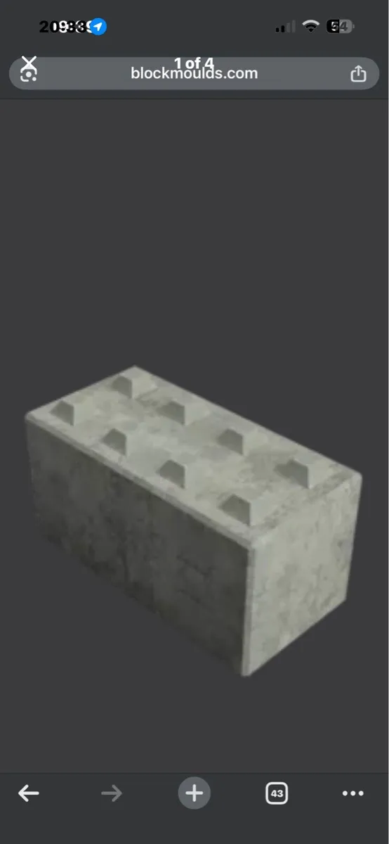 Concrete lego blocks - Image 1