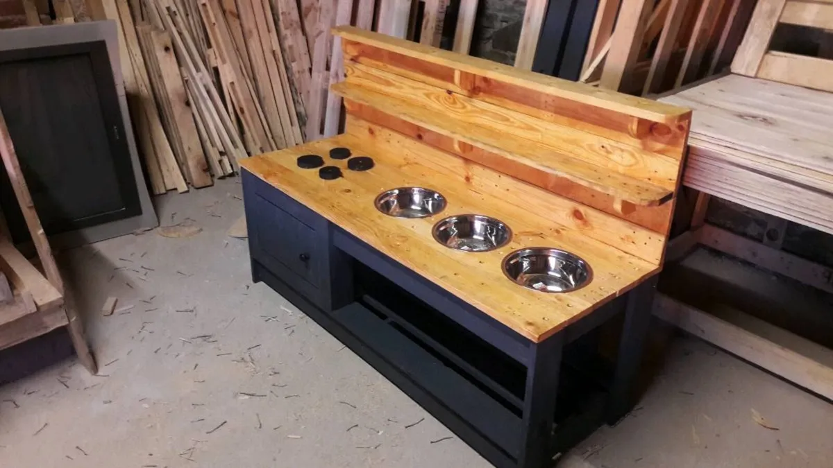 Handmade rustic mud kitchens - Image 4