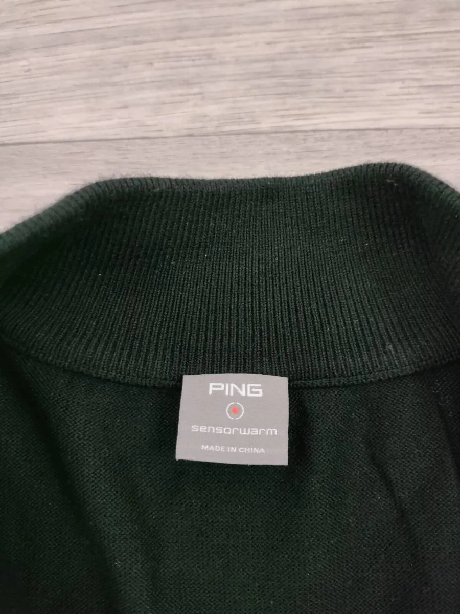 Ping Cotton Blend Half Zip Golf Jumper Mens XXL - Image 4