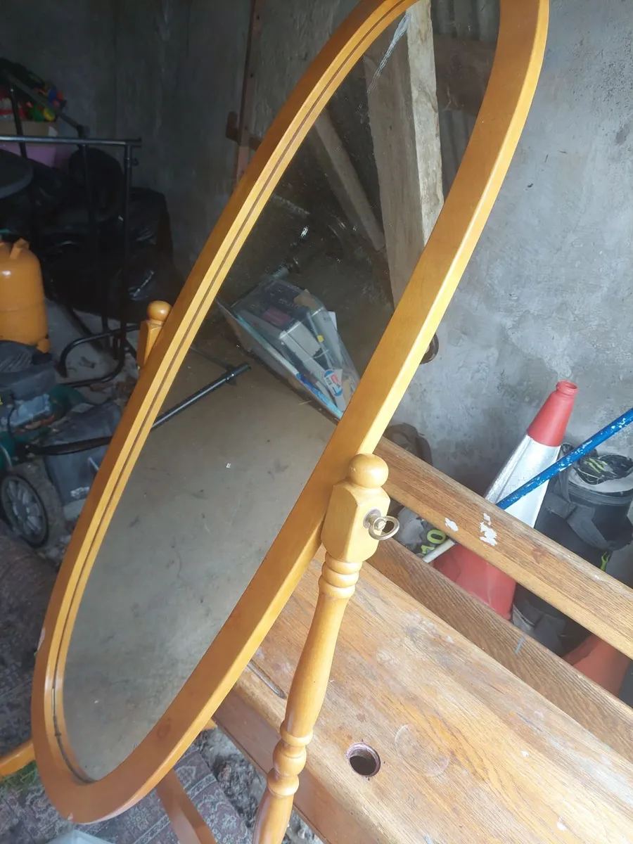 Free standing mirror