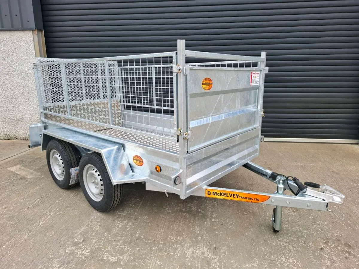 New Mc Kelvey 8ft 2"  x 4ft 2" builders trailer - Image 1