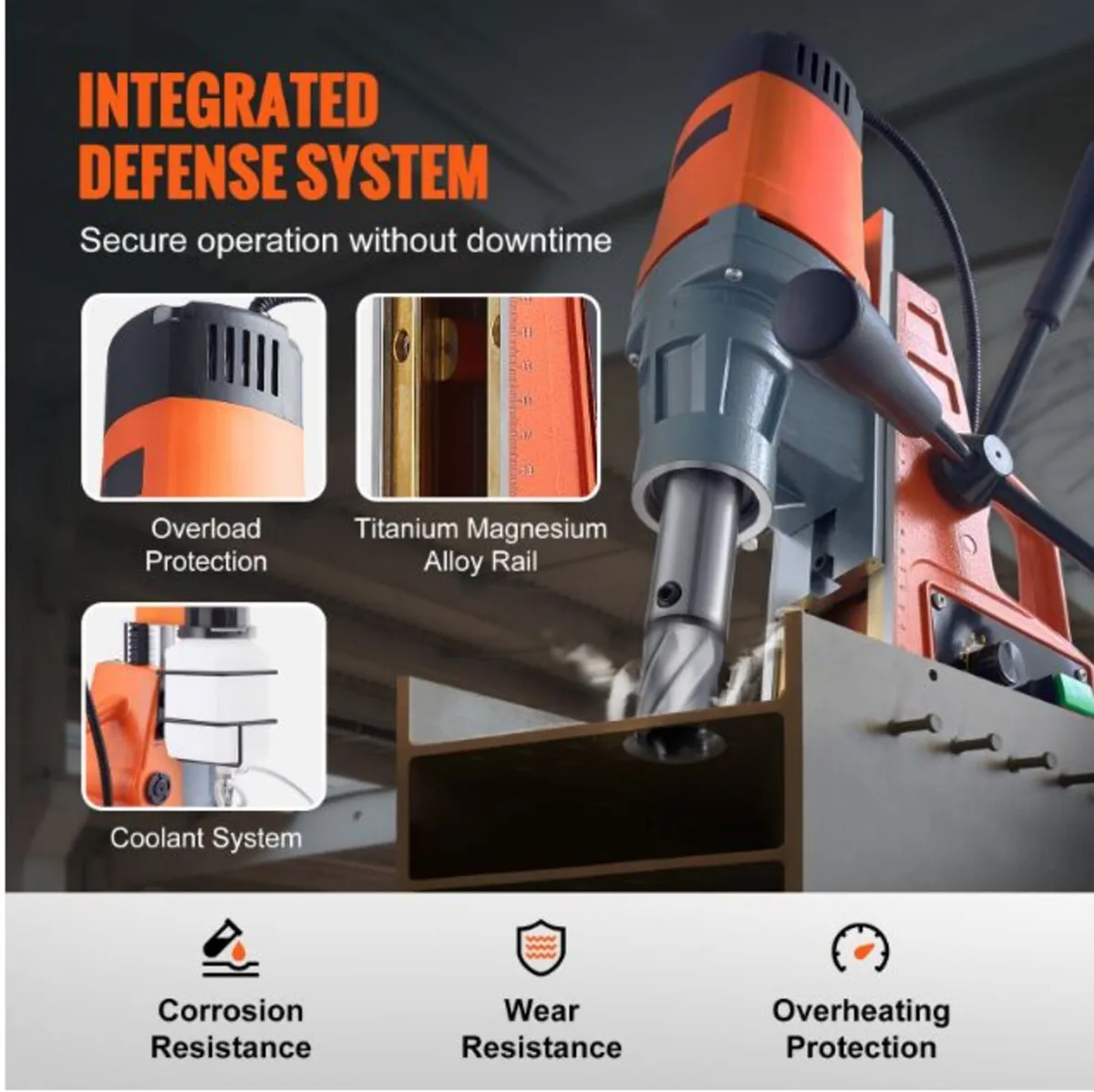 Portable Magnetic Drill Press, 50 mm, Twist Drill - Image 2