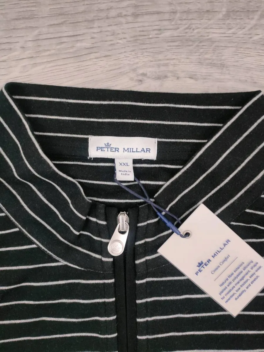 NEW Peter Millar Half Zip Golf Jumper Mens XXL - Image 3