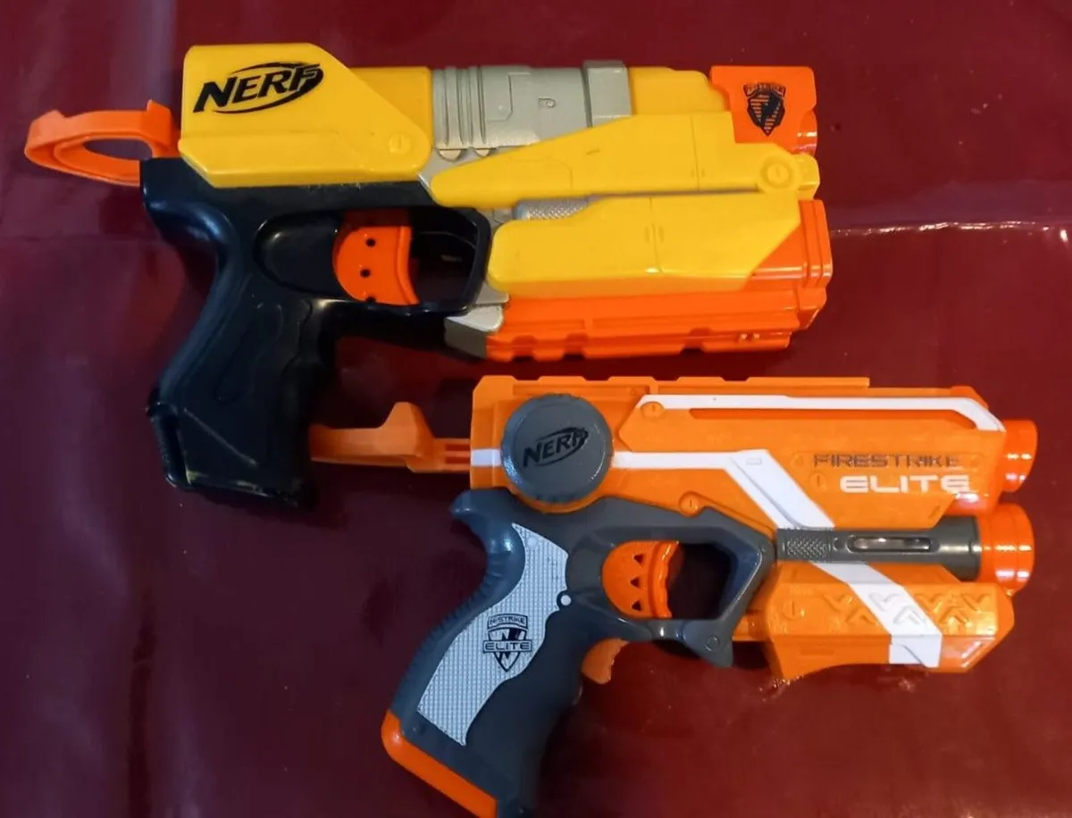 NERF and X-SHOT hand gun collection - Image 2