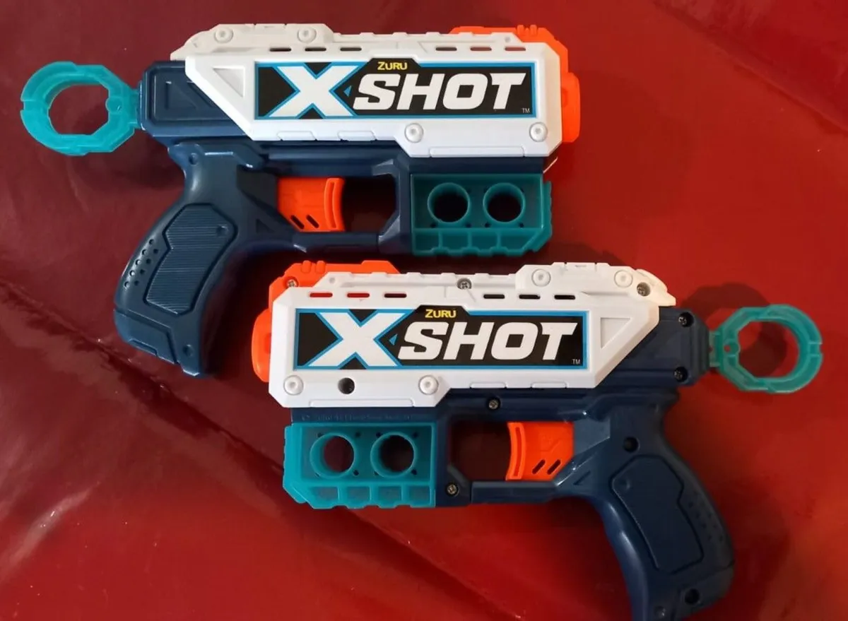 NERF and X-SHOT hand gun collection - Image 4