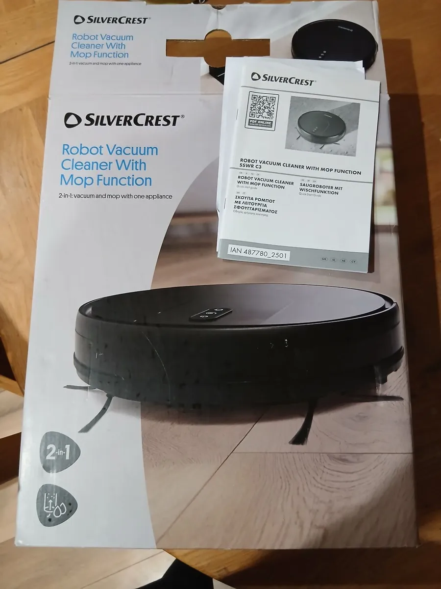 Silver crest robot vacuum and mop - Image 1
