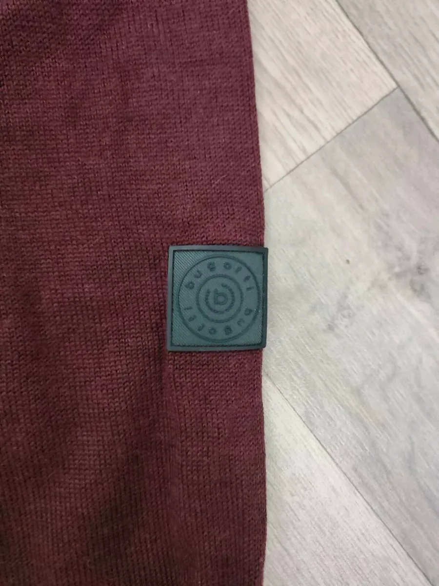 Bugatti Wool Blend Half Zip Jumper Mens Medium - Image 3