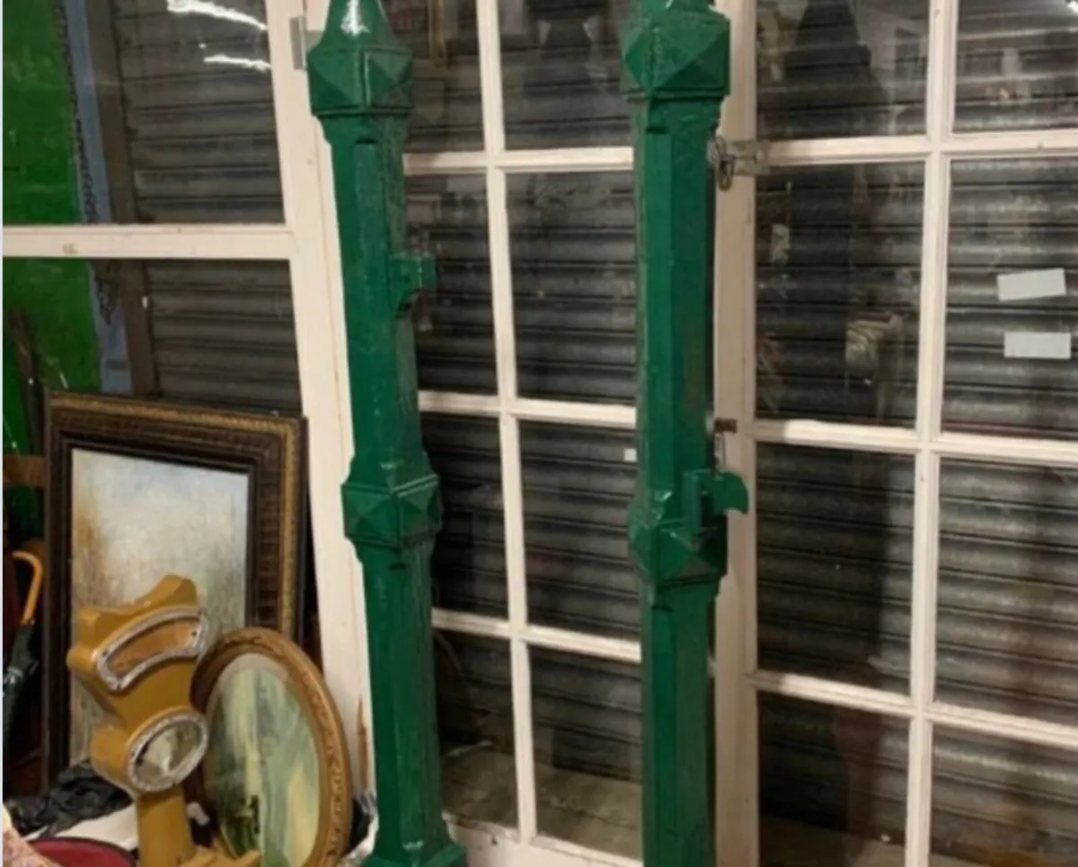 Gate pillars antique