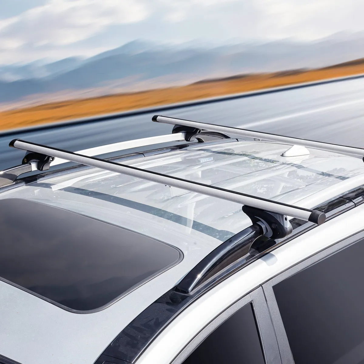 Universal Aluminum Roof Rack Cross Bars, 54inch - Image 3