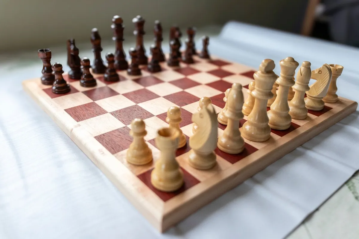 Handmade Chessboard - Exotic Padauk & Maple Wood - Image 1