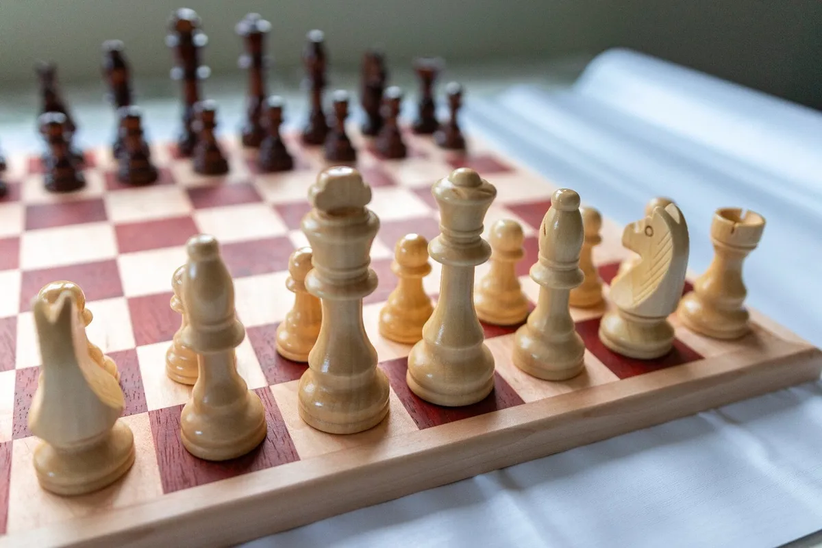 Handmade Chessboard - Exotic Padauk & Maple Wood - Image 2
