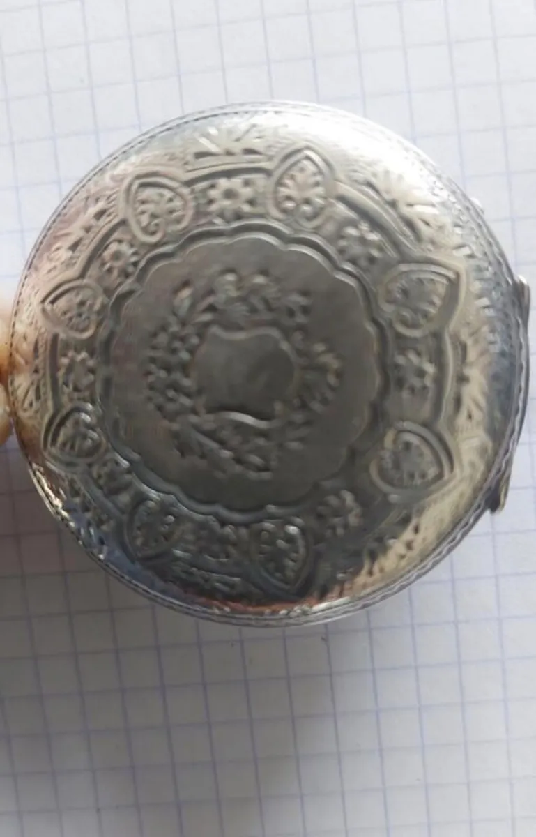 Silver pocket watch hallmarked 800 silver - Image 2