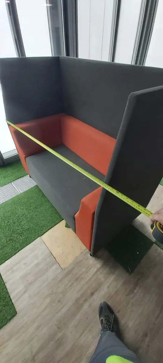 Acoustic office booth sofa - Image 3