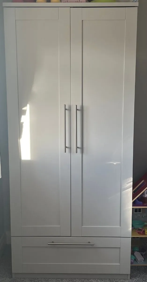 Kids Wardrobe and Changing Table - Image 1