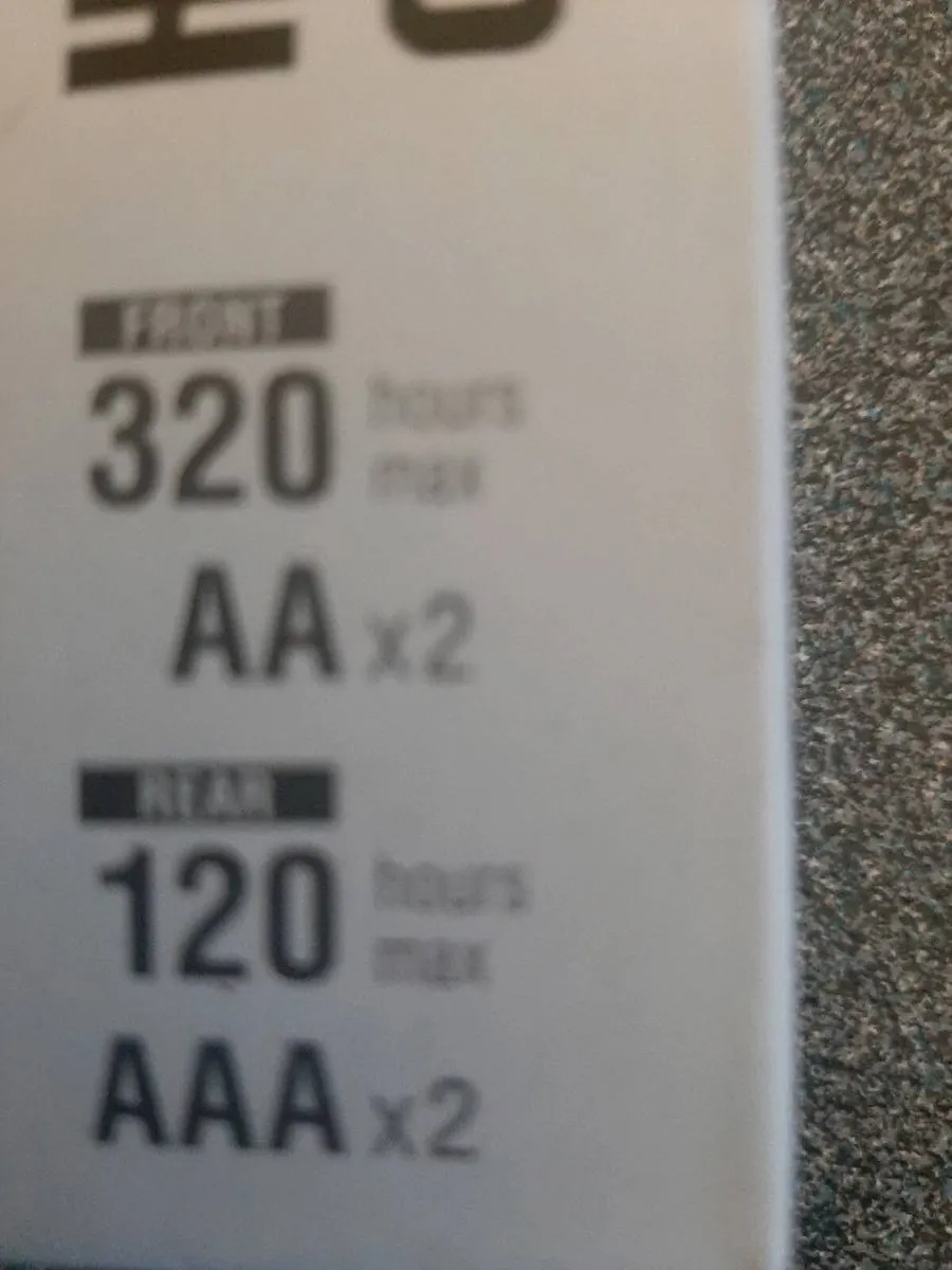 Bike lights cateye new front and rear - Image 3