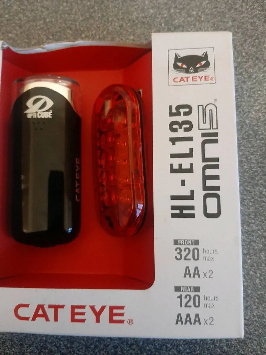 Bike lights cateye new front and rear - Image 2
