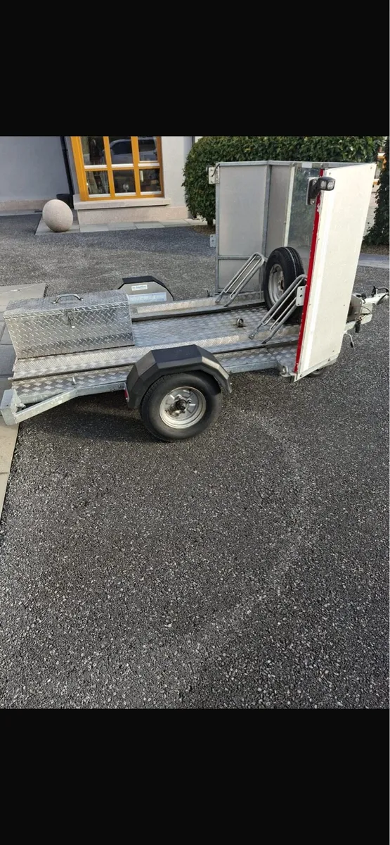 Twin Motorcycle Trailer Excellent - Image 2