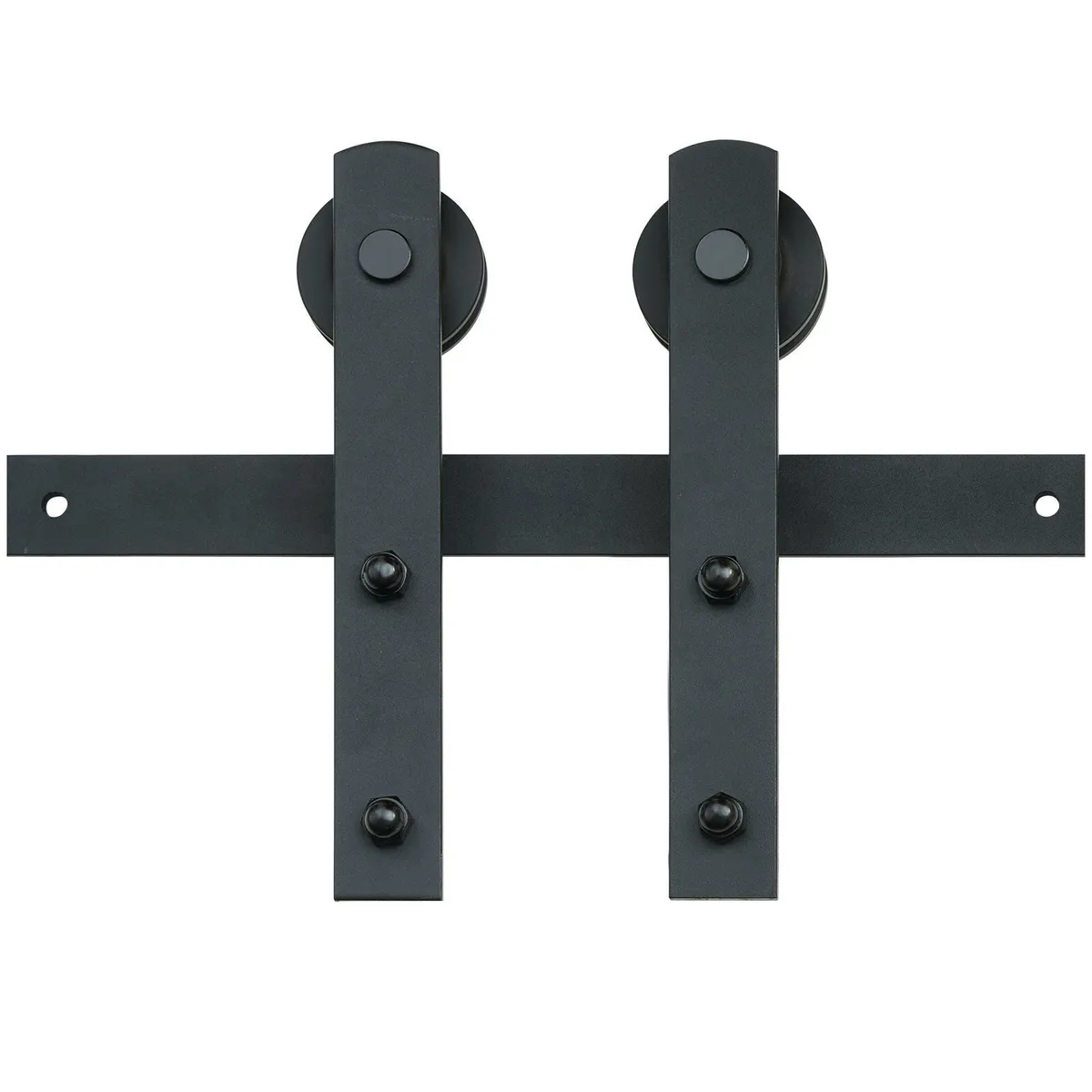 8FT Sliding Barn Door Hardware Kit 330LBS Load cap - Image 2