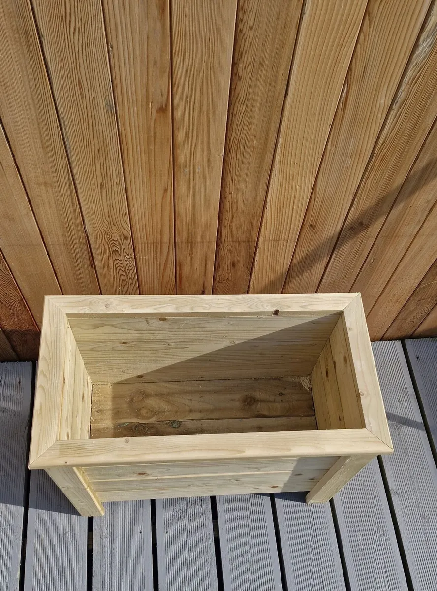 Handcrafted Wooden Planter Box - Image 3