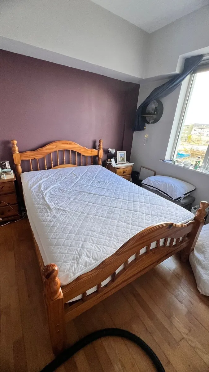 Solid Wood Bedframe Double - Image 1
