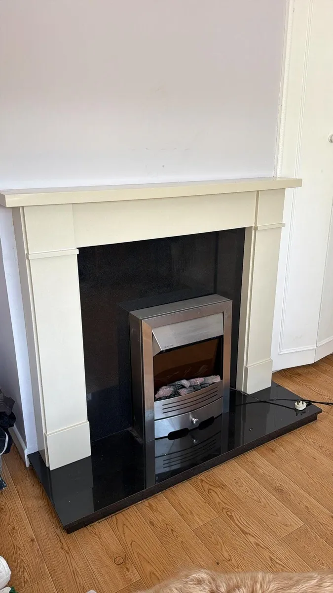 Electric fire and surround