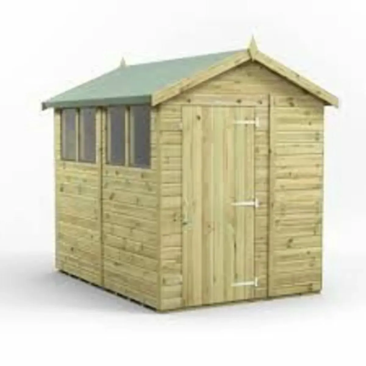 🌟 8x6 Premium Timber Apex Garden Shed –Pressure T - Image 2