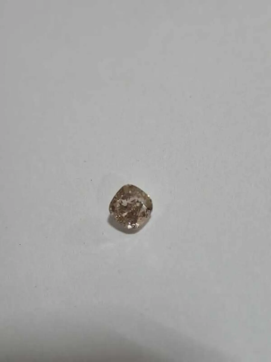 Natural 1.00 ct Fancy Pinkish Brown Cushion Diamond - Image 2