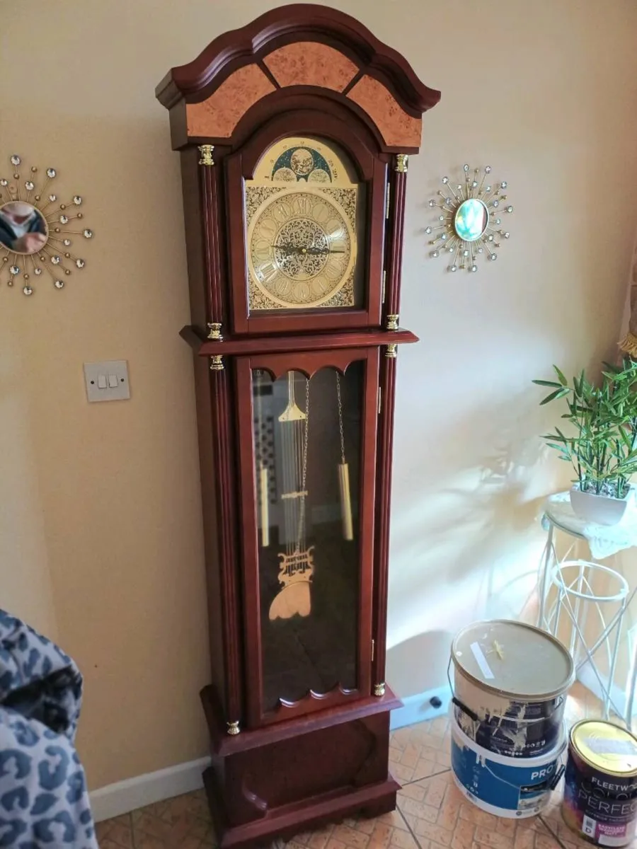 Large Free Standing Grandfather Clock - Image 1