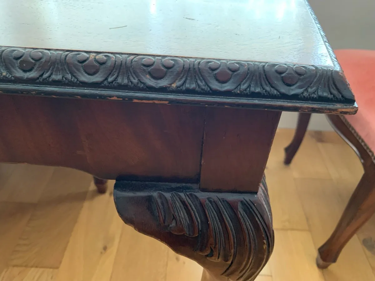 Antique Extension Dining Table - Image 4