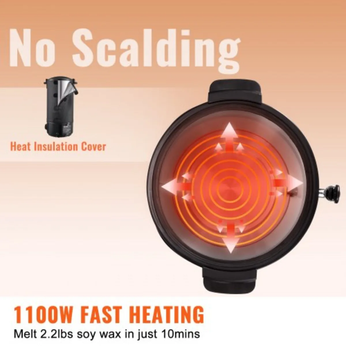 Wax Melter for Candle Making 10Liter Electric Pot - Image 4