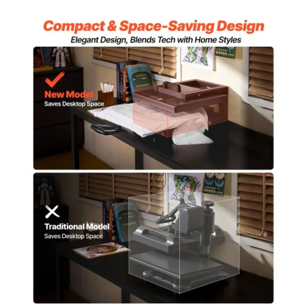 Hybrid Heat Press, 380 x 380 mm, 8-in-1 Multifunct - Image 4