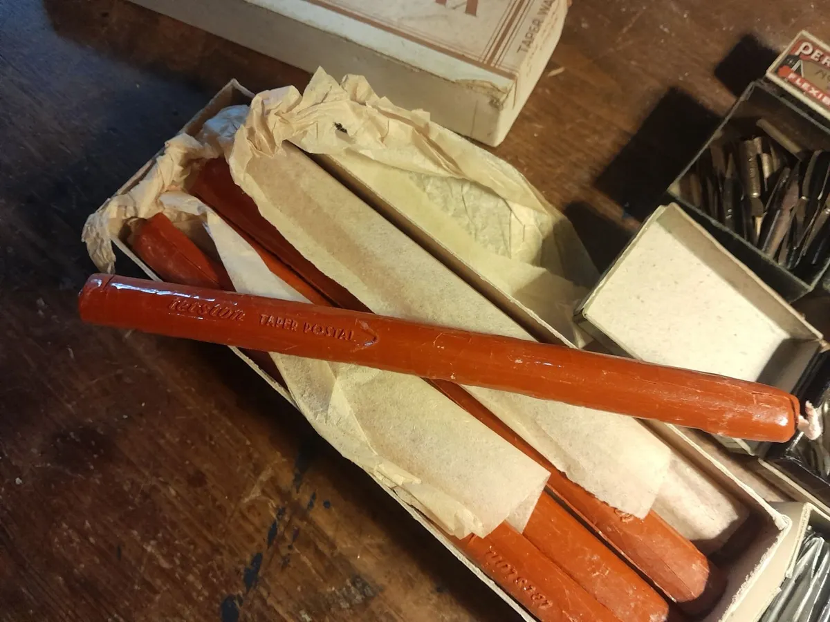 A.box of postal sealing wax - Image 4