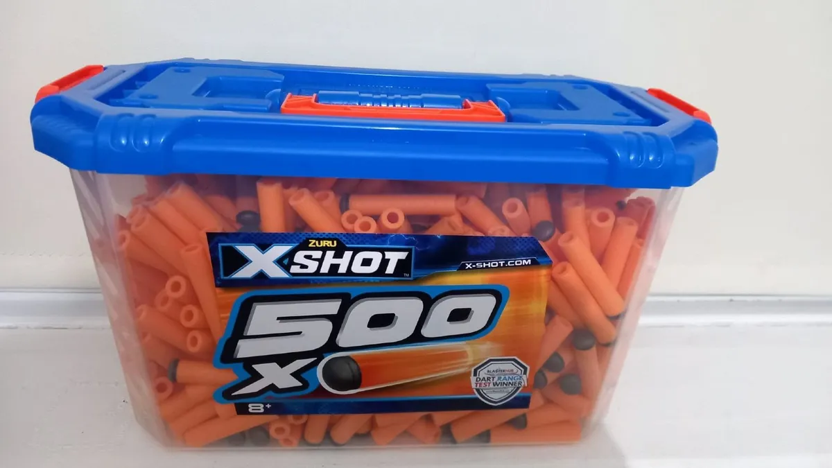 500 X-Shot Darts Carry Case Box - NEW/UNUSED - Image 1
