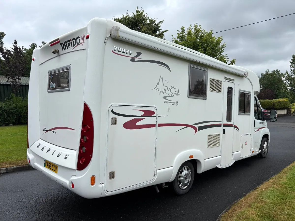 Rapido 7097F Motorhome. Fixed Bed. N I Reg. 3.5T. - Image 2