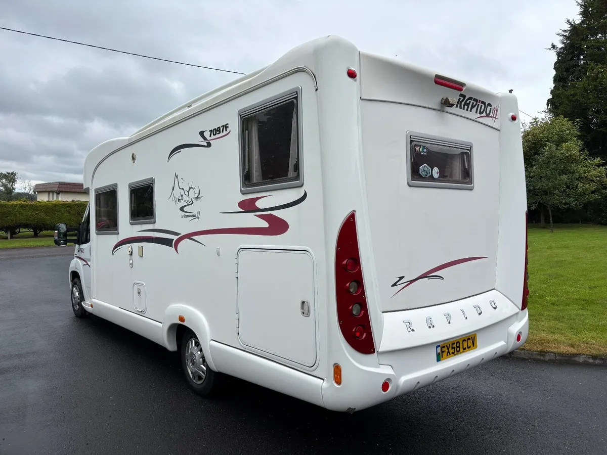Rapido 7097F Motorhome. Fixed Bed. N I Reg. 3.5T. - Image 3