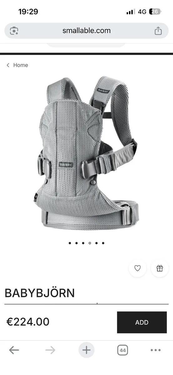 Baby Bjorn baby carrier - Image 2