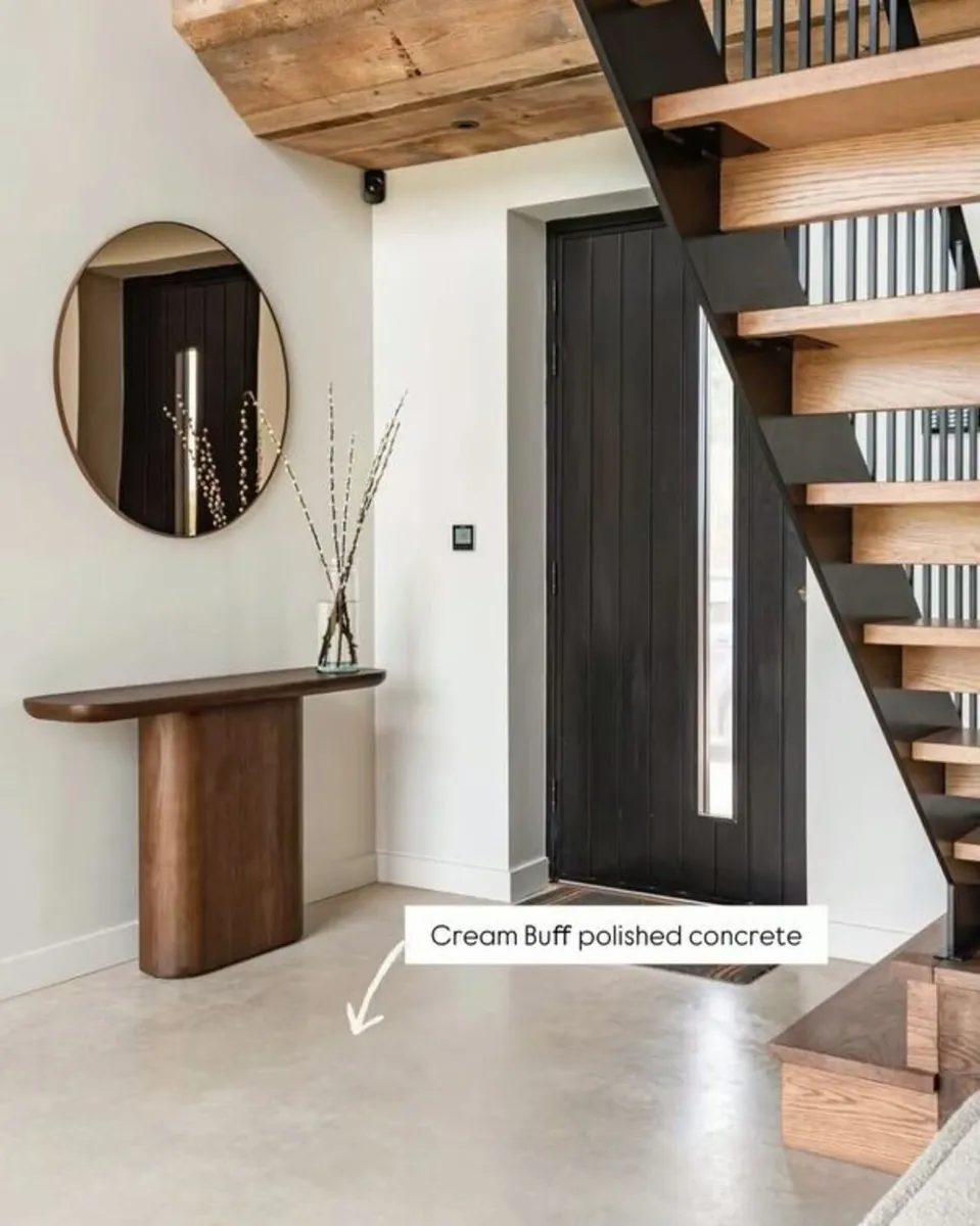 Polished concrete floors