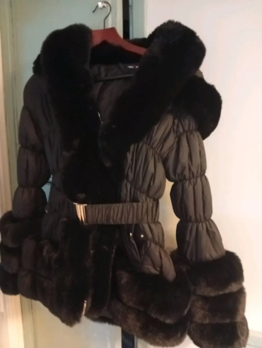 Ladies black jacket size 10 - Image 1