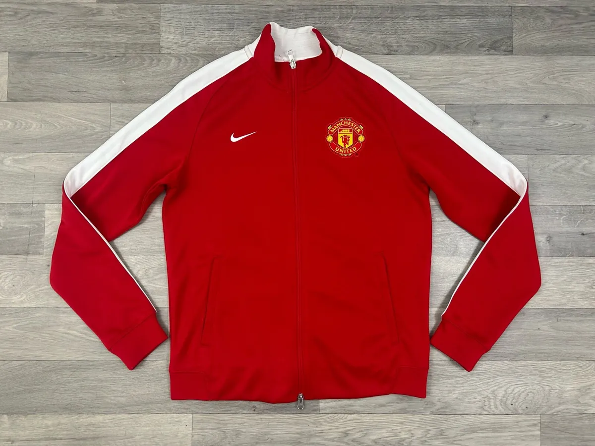 Vintage Nike Manchester United Track Jacket Mens M - Image 1