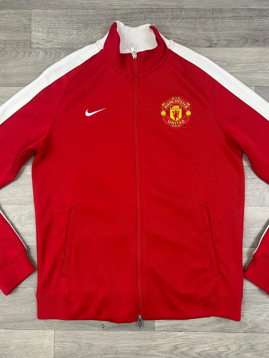 Vintage Nike Manchester United Track Jacket Mens M - Image 2