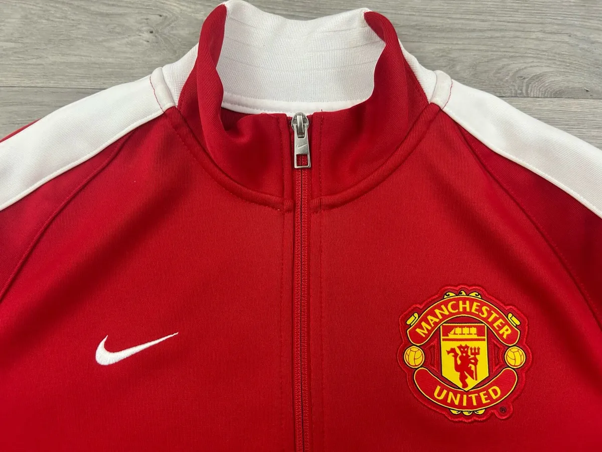 Vintage Nike Manchester United Track Jacket Mens M - Image 3