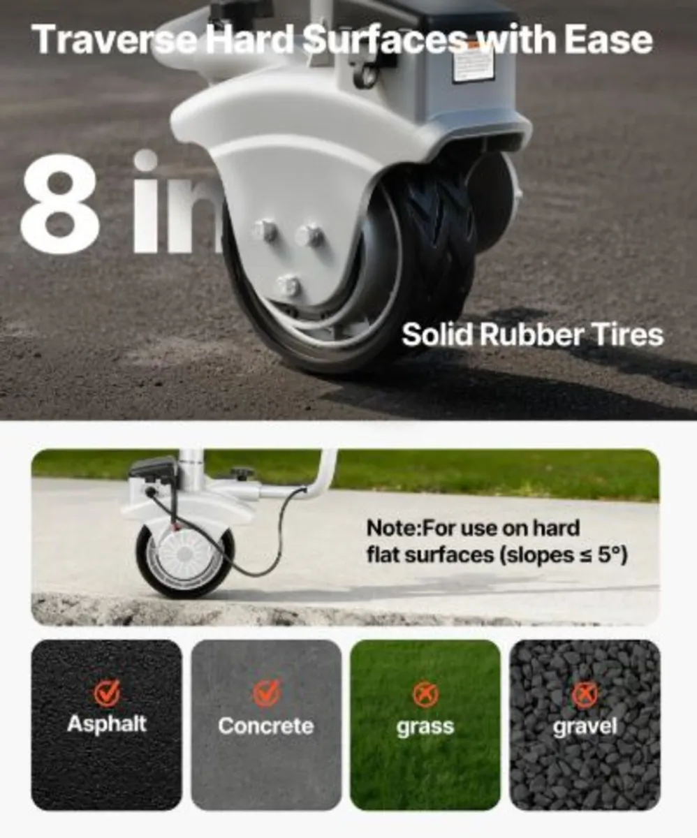 Electric Trailer Dolly,2.5 T Towing Capacity,380W - Image 4