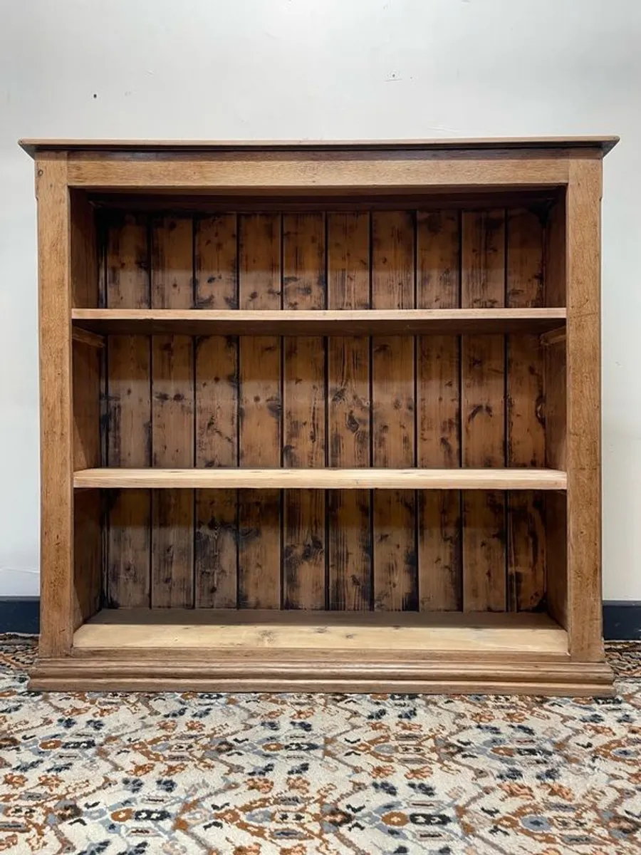 FLASH SALE ! Was 450 now 365 ! Antique English Pine Bookcase. - Image 2