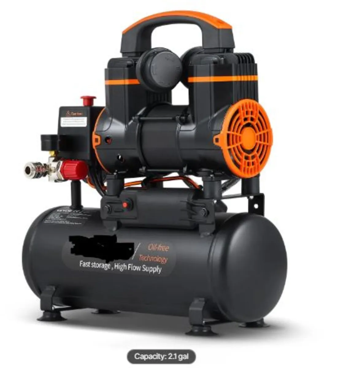 Air Compressor 7.9 L 900W 2.2 CFM@ 90PSI 70 dB - Image 1