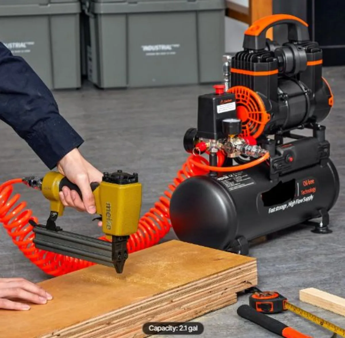 Air Compressor 7.9 L 900W 2.2 CFM@ 90PSI 70 dB - Image 4