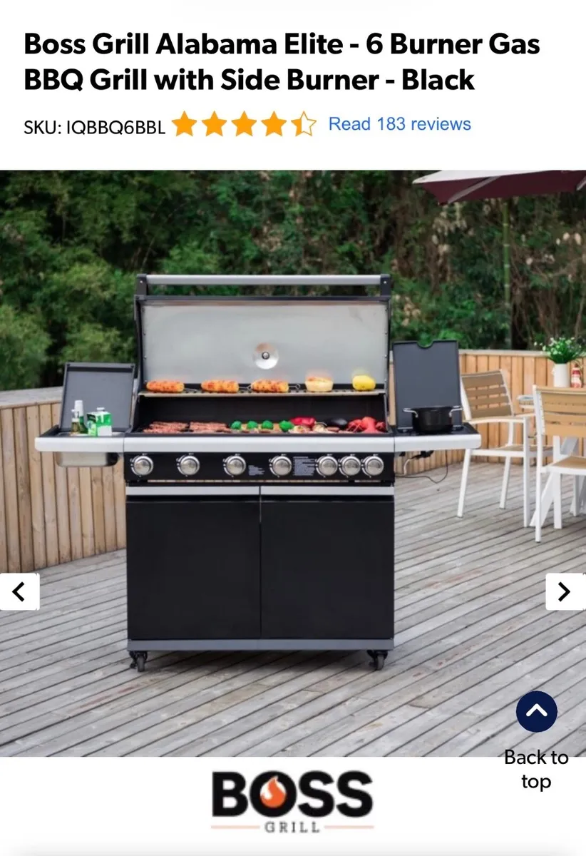 6 burner bbq - Image 1