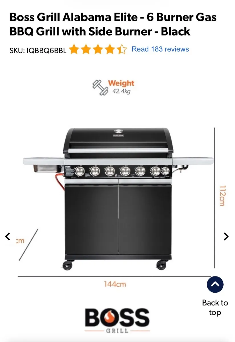 6 burner bbq - Image 4